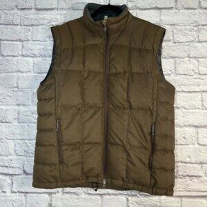 Ibex puff Men's Brown Quilted goose Vest